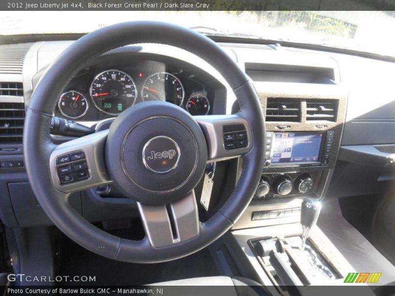 Black Forest Green Pearl / Dark Slate Gray 2012 Jeep Liberty Jet 4x4