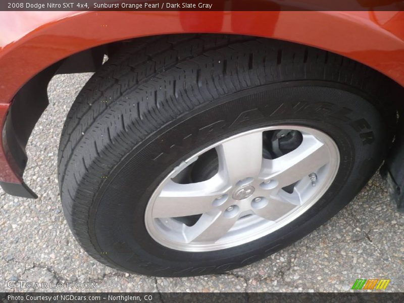 Sunburst Orange Pearl / Dark Slate Gray 2008 Dodge Nitro SXT 4x4
