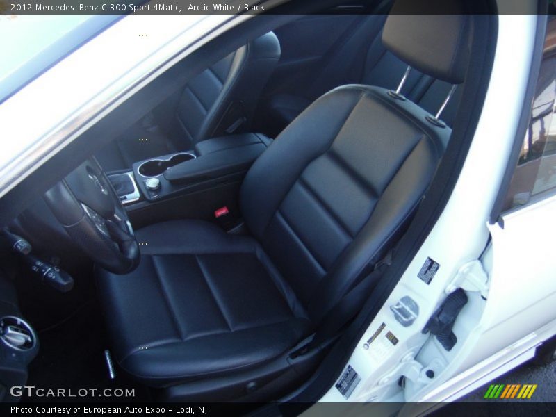 Arctic White / Black 2012 Mercedes-Benz C 300 Sport 4Matic