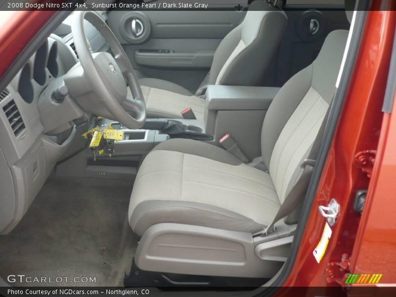 Sunburst Orange Pearl / Dark Slate Gray 2008 Dodge Nitro SXT 4x4