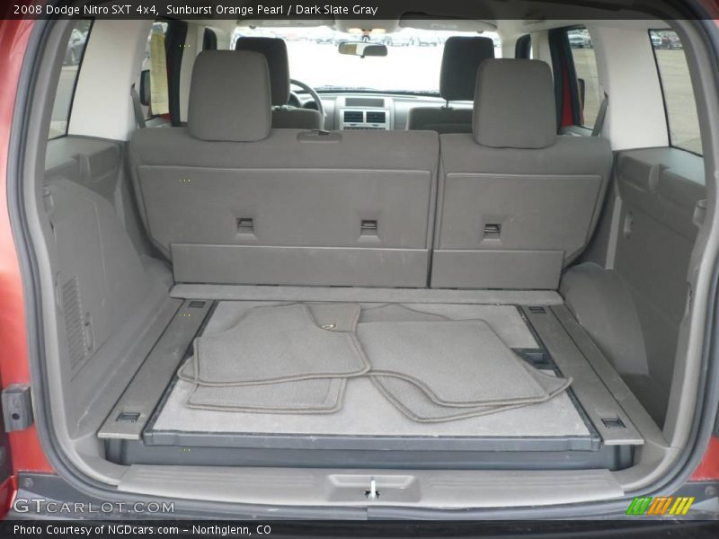 Sunburst Orange Pearl / Dark Slate Gray 2008 Dodge Nitro SXT 4x4