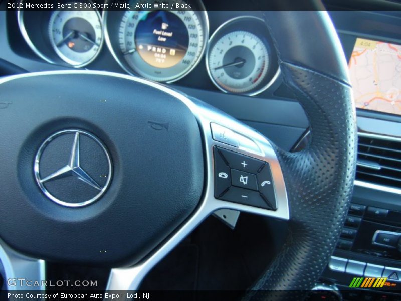 Arctic White / Black 2012 Mercedes-Benz C 300 Sport 4Matic