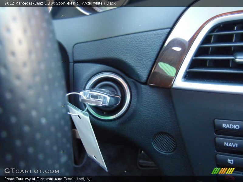 Arctic White / Black 2012 Mercedes-Benz C 300 Sport 4Matic
