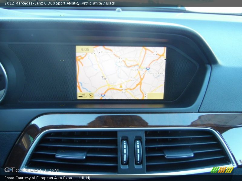 Arctic White / Black 2012 Mercedes-Benz C 300 Sport 4Matic