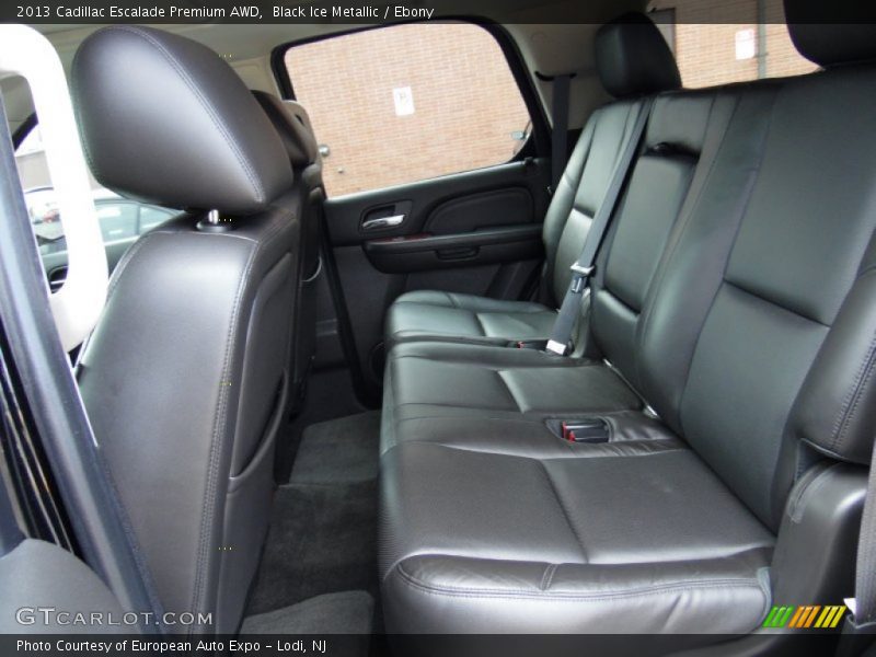 Black Ice Metallic / Ebony 2013 Cadillac Escalade Premium AWD