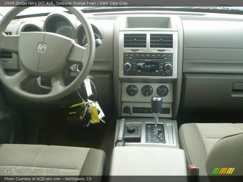 Sunburst Orange Pearl / Dark Slate Gray 2008 Dodge Nitro SXT 4x4
