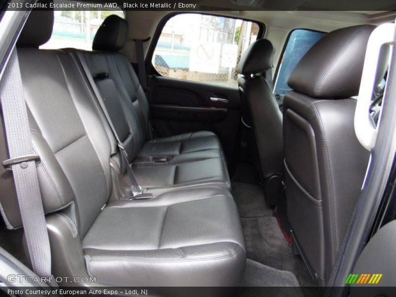 Black Ice Metallic / Ebony 2013 Cadillac Escalade Premium AWD