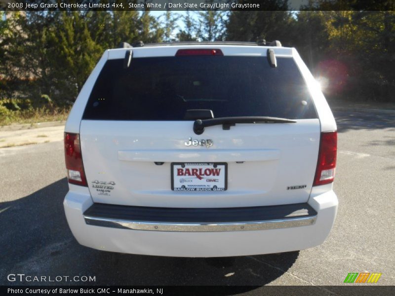 Stone White / Dark Slate Gray/Light Graystone 2008 Jeep Grand Cherokee Limited 4x4