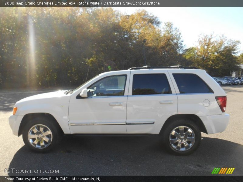 Stone White / Dark Slate Gray/Light Graystone 2008 Jeep Grand Cherokee Limited 4x4