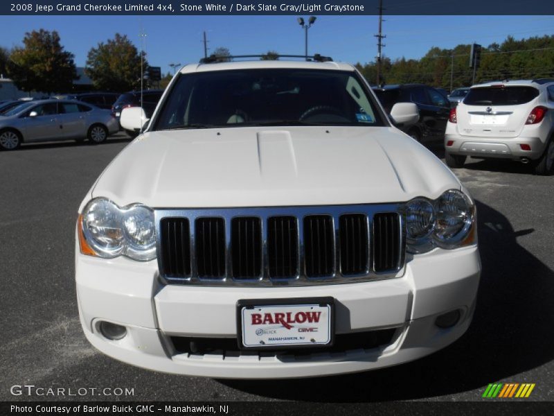 Stone White / Dark Slate Gray/Light Graystone 2008 Jeep Grand Cherokee Limited 4x4