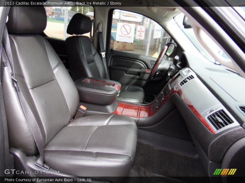 Black Ice Metallic / Ebony 2013 Cadillac Escalade Premium AWD
