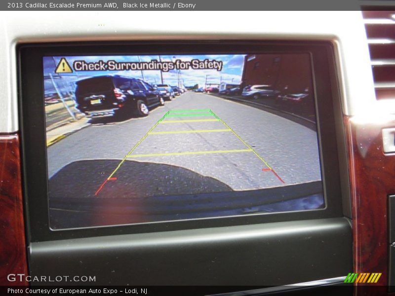 Black Ice Metallic / Ebony 2013 Cadillac Escalade Premium AWD