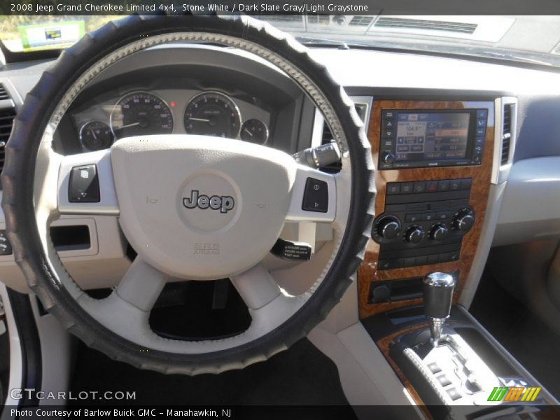 Stone White / Dark Slate Gray/Light Graystone 2008 Jeep Grand Cherokee Limited 4x4