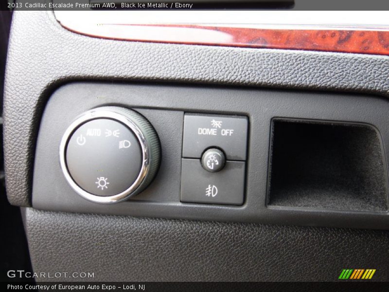 Black Ice Metallic / Ebony 2013 Cadillac Escalade Premium AWD