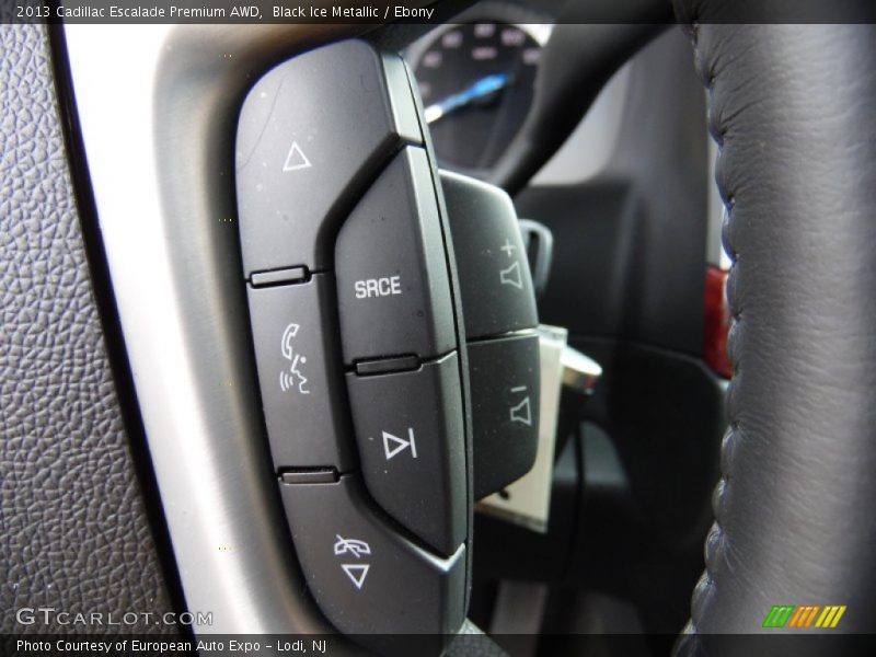 Black Ice Metallic / Ebony 2013 Cadillac Escalade Premium AWD