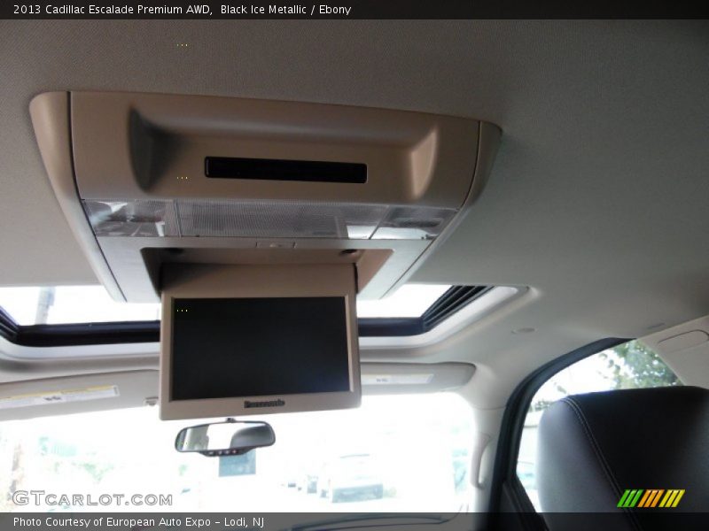 Black Ice Metallic / Ebony 2013 Cadillac Escalade Premium AWD