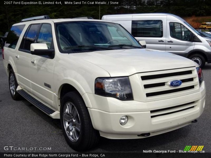 White Sand Tri Coat Metallic / Stone 2007 Ford Expedition EL Limited 4x4