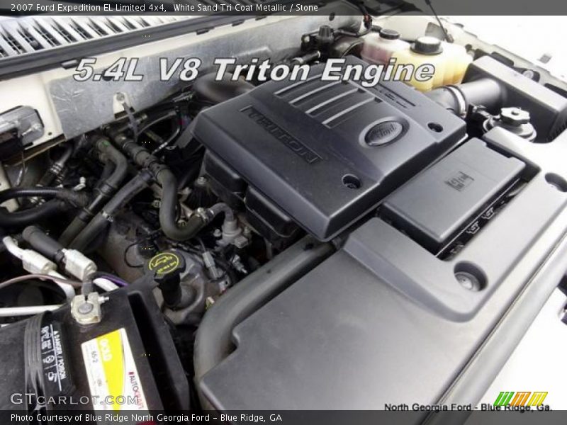 White Sand Tri Coat Metallic / Stone 2007 Ford Expedition EL Limited 4x4