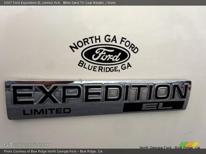 White Sand Tri Coat Metallic / Stone 2007 Ford Expedition EL Limited 4x4