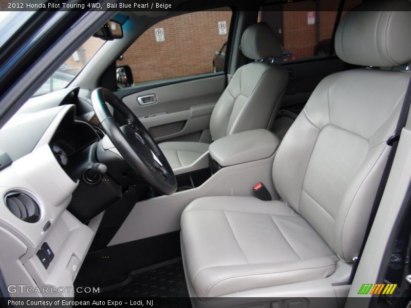 Bali Blue Pearl / Beige 2012 Honda Pilot Touring 4WD