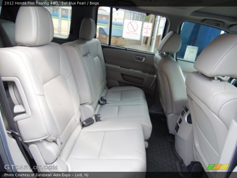 Bali Blue Pearl / Beige 2012 Honda Pilot Touring 4WD