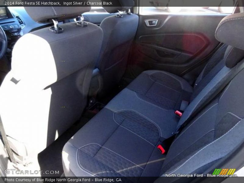 Ingot Silver / Charcoal Black 2014 Ford Fiesta SE Hatchback