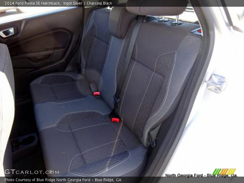 Ingot Silver / Charcoal Black 2014 Ford Fiesta SE Hatchback