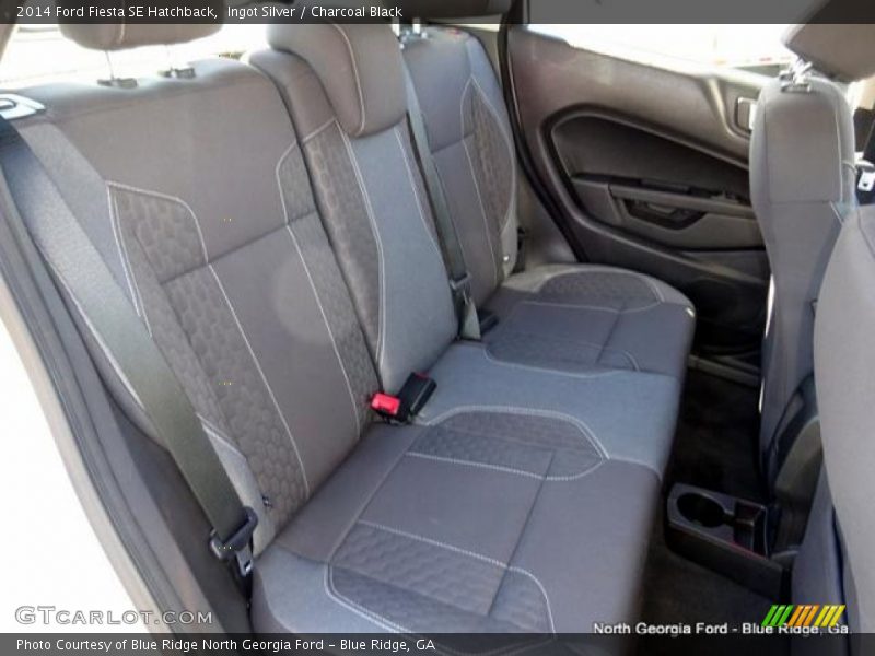 Ingot Silver / Charcoal Black 2014 Ford Fiesta SE Hatchback