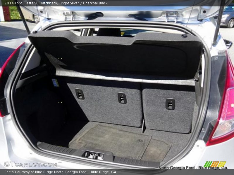 Ingot Silver / Charcoal Black 2014 Ford Fiesta SE Hatchback