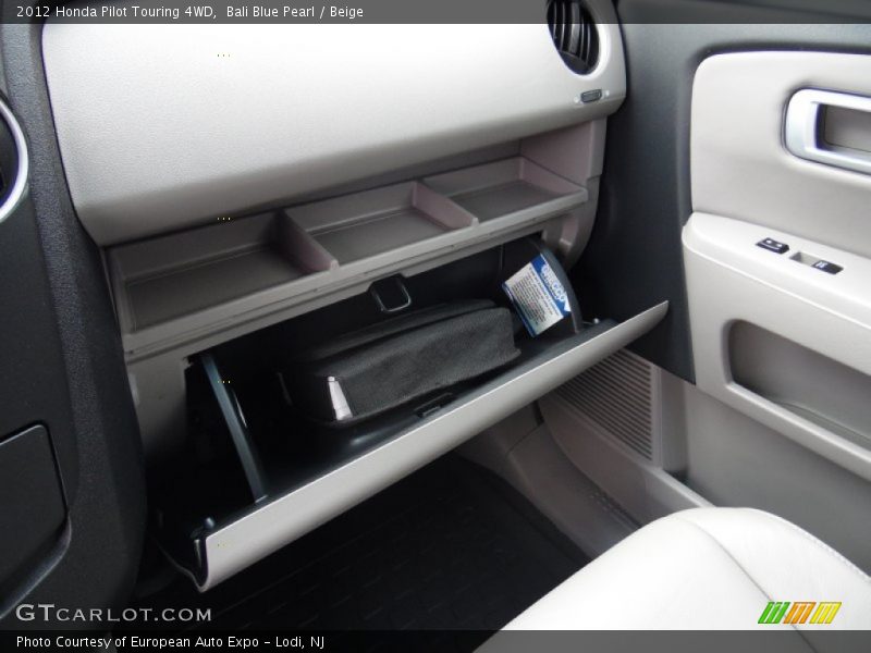 Bali Blue Pearl / Beige 2012 Honda Pilot Touring 4WD