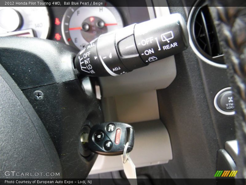 Bali Blue Pearl / Beige 2012 Honda Pilot Touring 4WD