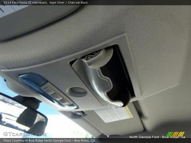 Ingot Silver / Charcoal Black 2014 Ford Fiesta SE Hatchback