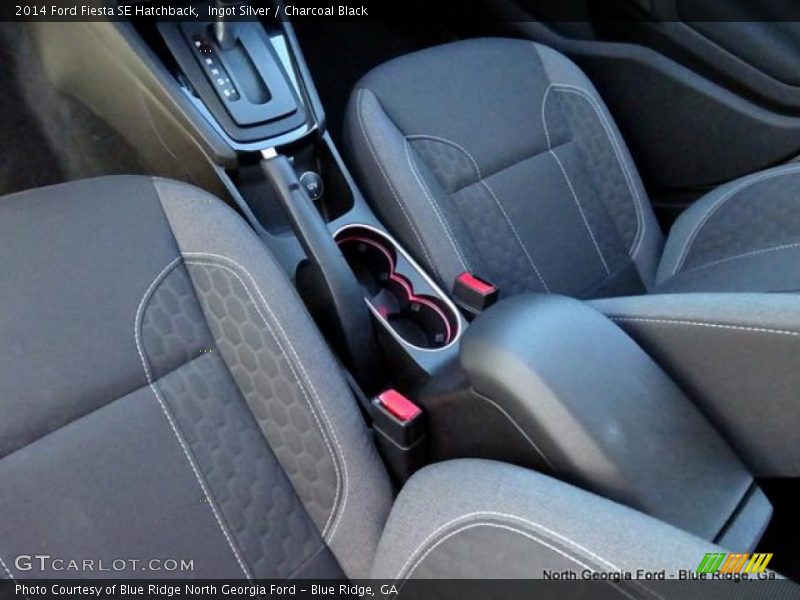 Ingot Silver / Charcoal Black 2014 Ford Fiesta SE Hatchback