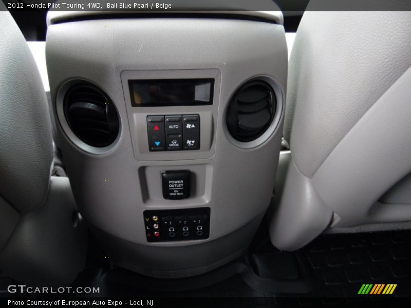 Bali Blue Pearl / Beige 2012 Honda Pilot Touring 4WD