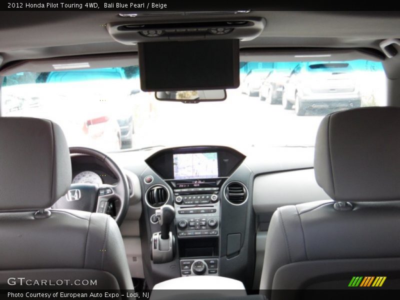 Bali Blue Pearl / Beige 2012 Honda Pilot Touring 4WD