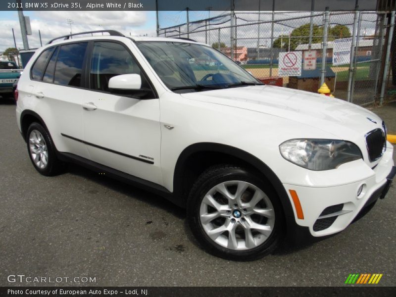Alpine White / Black 2011 BMW X5 xDrive 35i