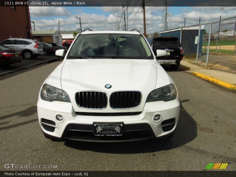 Alpine White / Black 2011 BMW X5 xDrive 35i