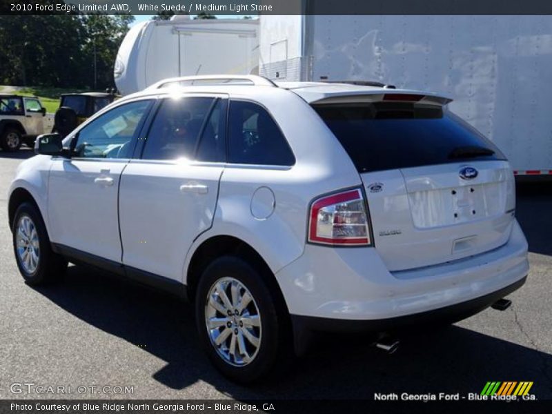 White Suede / Medium Light Stone 2010 Ford Edge Limited AWD