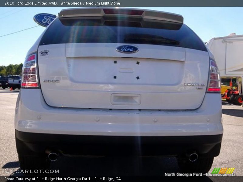 White Suede / Medium Light Stone 2010 Ford Edge Limited AWD