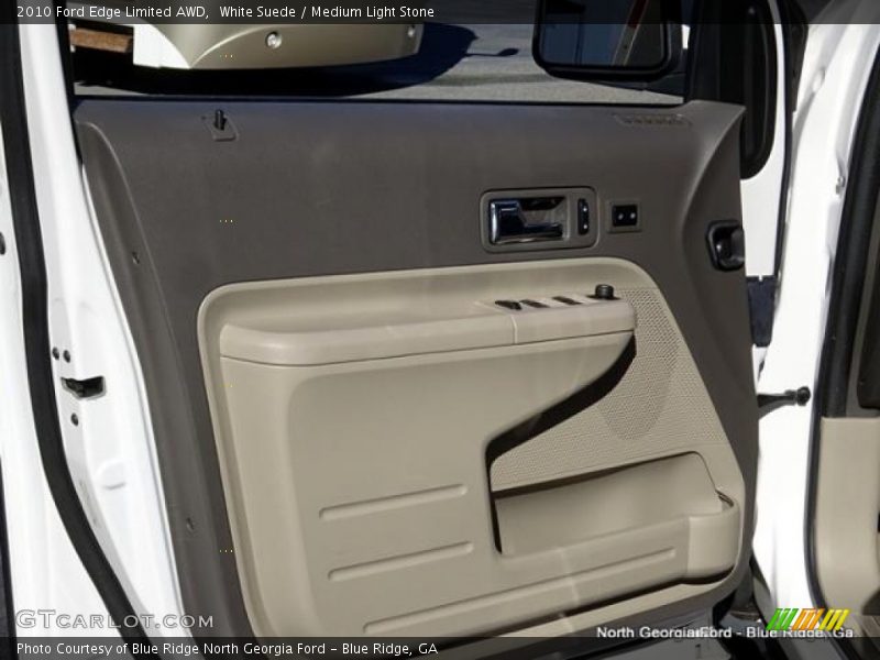 White Suede / Medium Light Stone 2010 Ford Edge Limited AWD