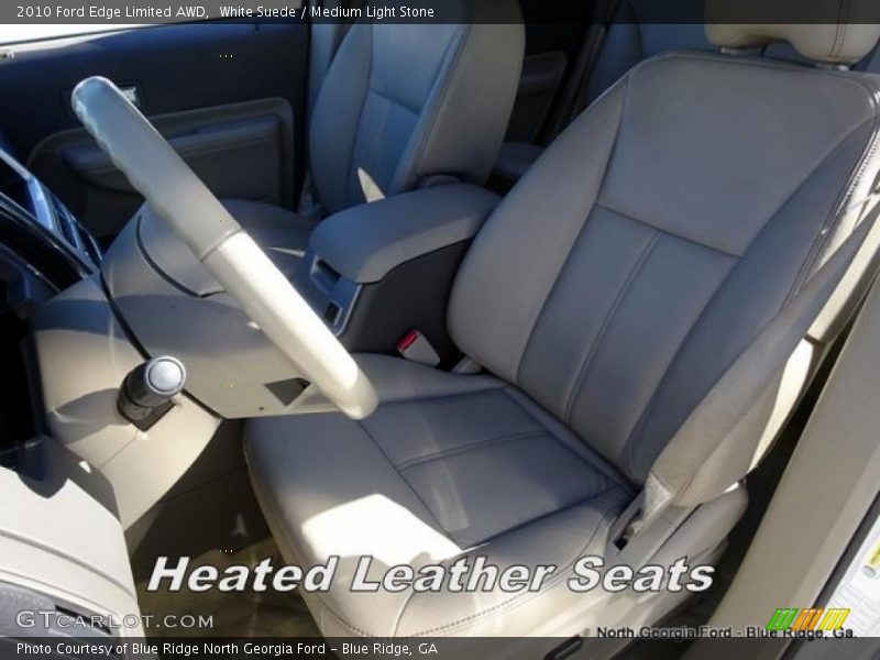 White Suede / Medium Light Stone 2010 Ford Edge Limited AWD