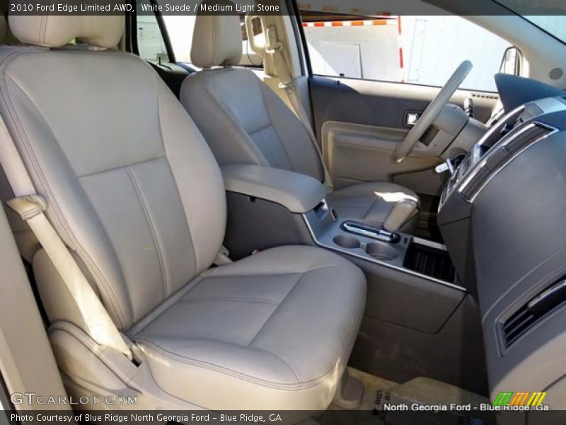 White Suede / Medium Light Stone 2010 Ford Edge Limited AWD
