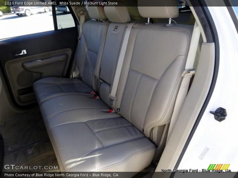 White Suede / Medium Light Stone 2010 Ford Edge Limited AWD