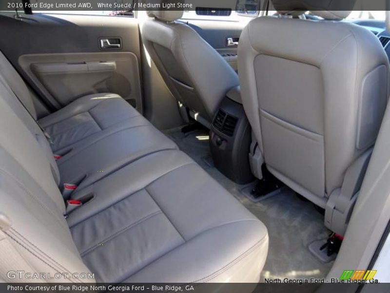 White Suede / Medium Light Stone 2010 Ford Edge Limited AWD