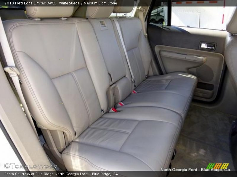 White Suede / Medium Light Stone 2010 Ford Edge Limited AWD