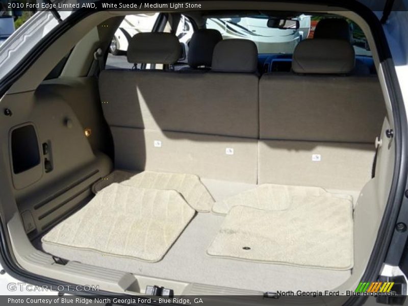 White Suede / Medium Light Stone 2010 Ford Edge Limited AWD