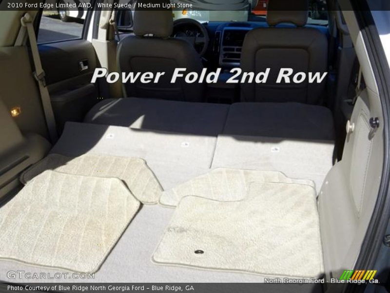 White Suede / Medium Light Stone 2010 Ford Edge Limited AWD