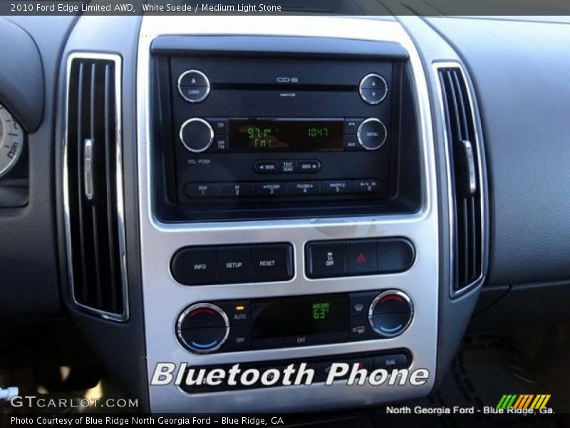 White Suede / Medium Light Stone 2010 Ford Edge Limited AWD