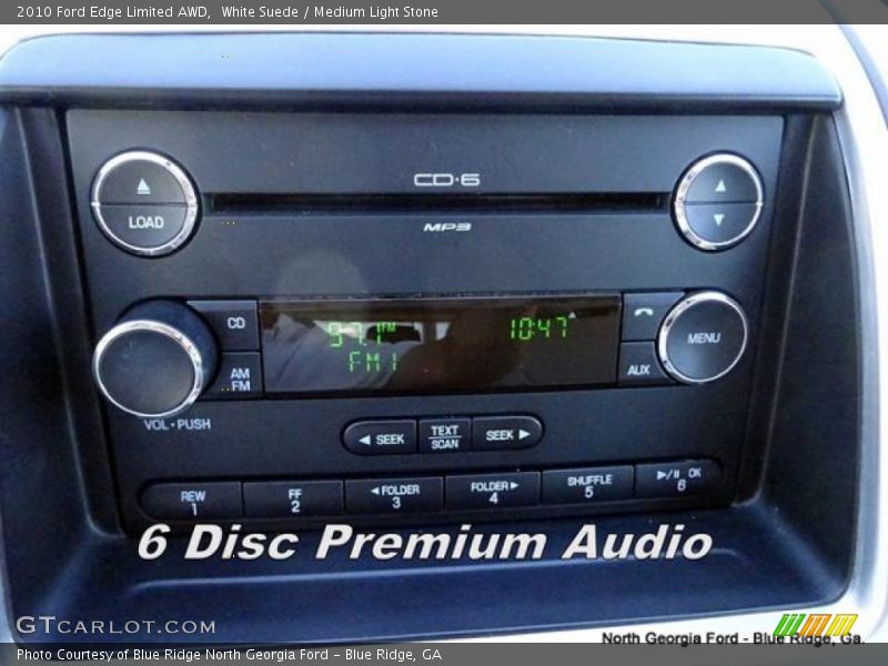 White Suede / Medium Light Stone 2010 Ford Edge Limited AWD