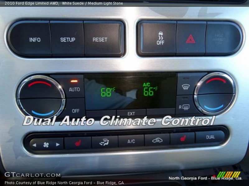 White Suede / Medium Light Stone 2010 Ford Edge Limited AWD